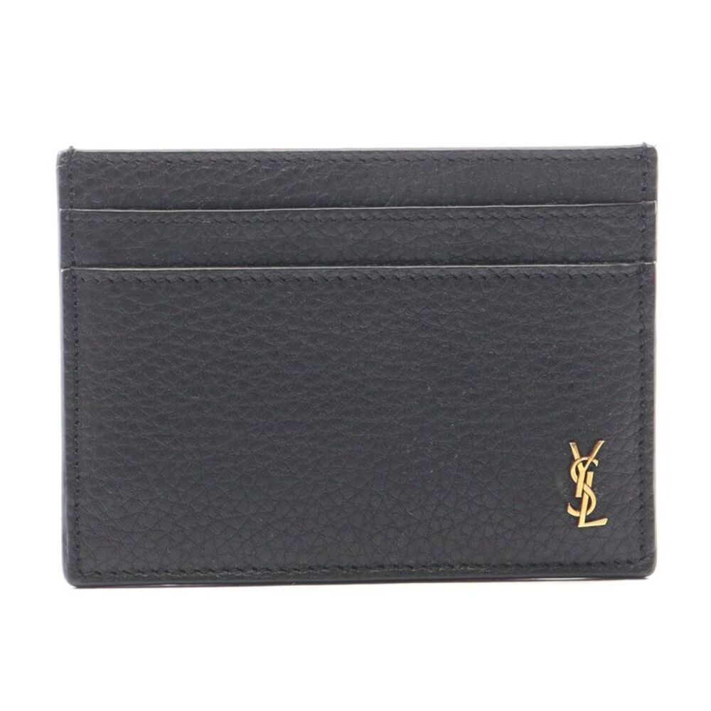 Saint Laurent Cassandra Leather Card Case